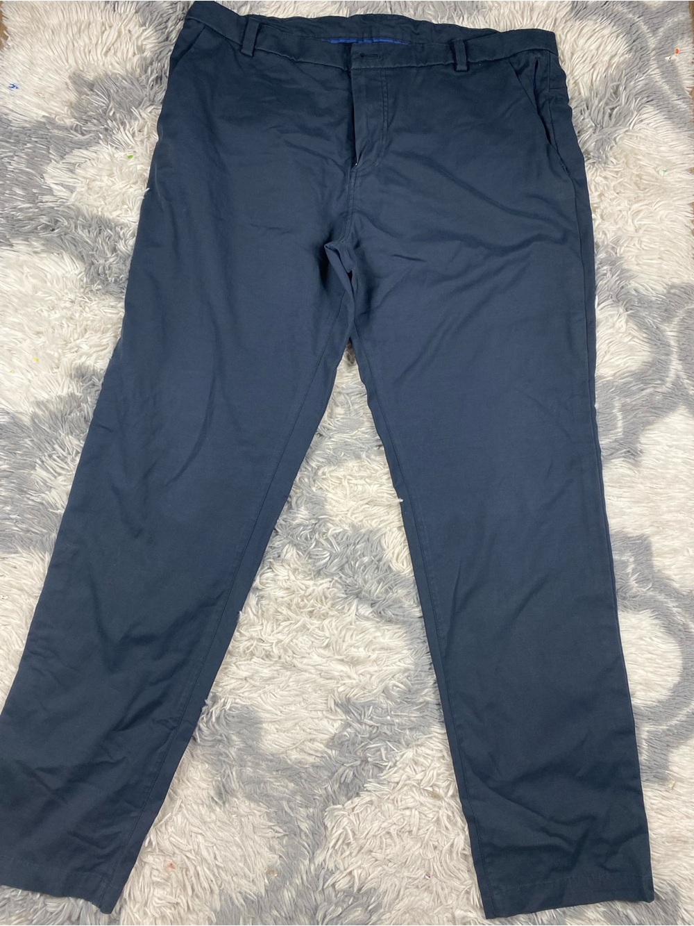Lululemon Commission Pant Classic 32"L Warpstreme Mens  Navy Tech Chino